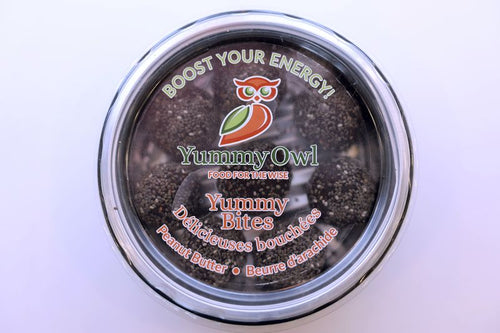 Six 8 bite packages, peanut butter flavour (full case)