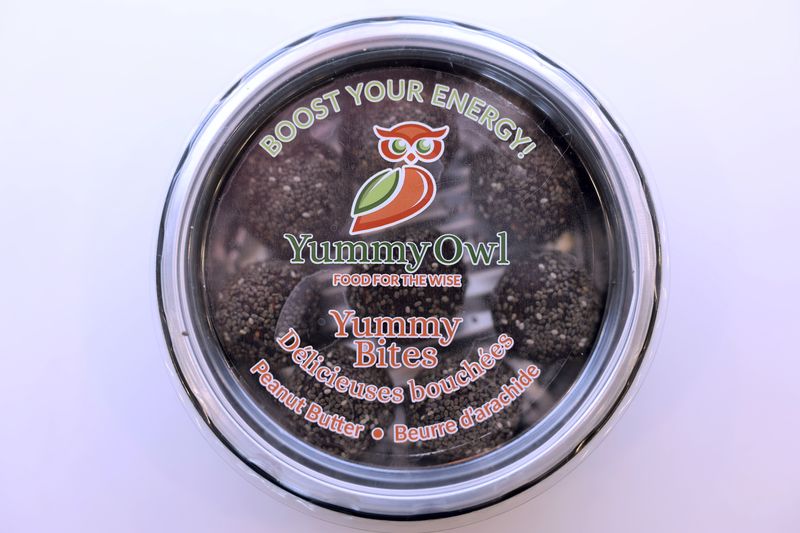 Three 8 bite packages, peanut butter flavour (half a case)